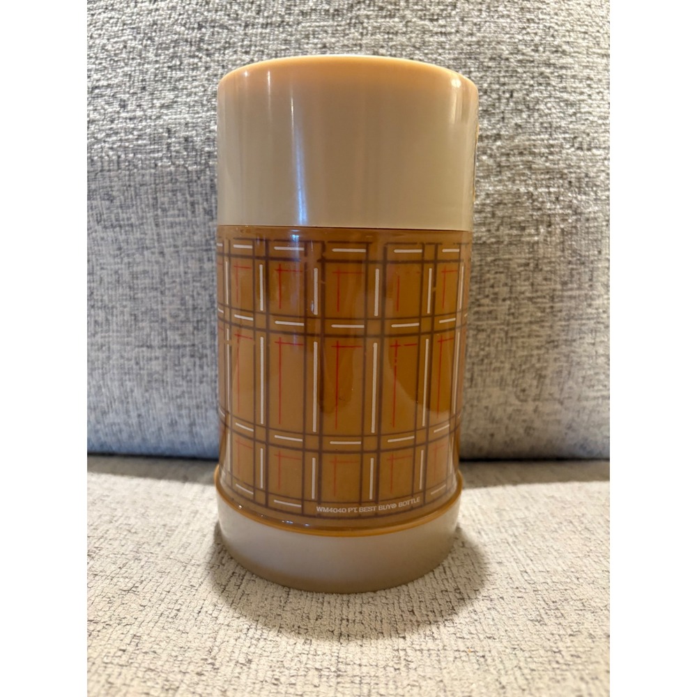 Aladdin Best‎ Buy 1 Pint Wide Mouth Thermos Bottle Vintage Tartan Pattern